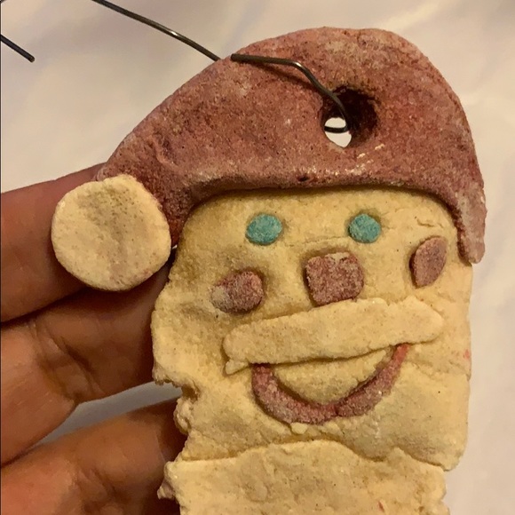 4” cookie dough Santa Claus 🎅 OLD Ornament - Picture 6 of 8
